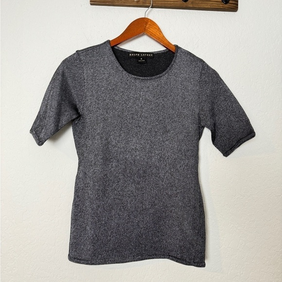 Ralph Lauren Black Label Crew Neck Short Sleeve Top - Picture 1 of 6